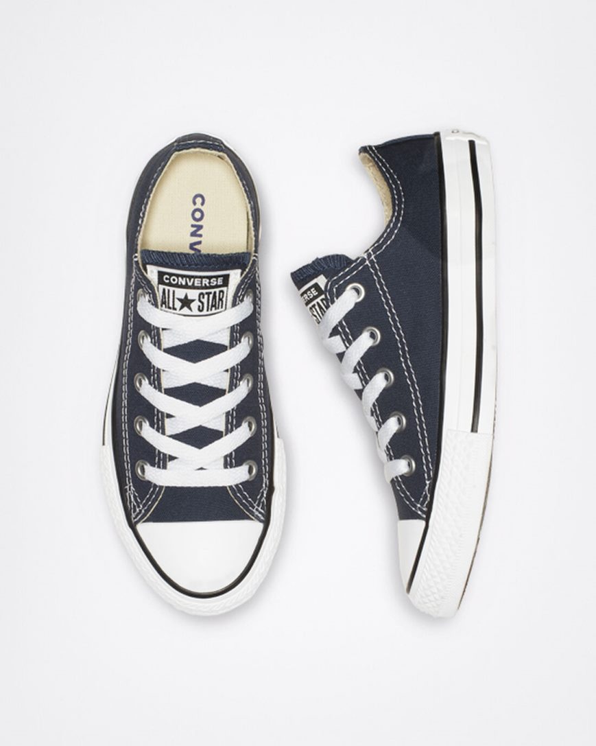 Zapatillas Bajas Converse Chuck Taylor All Star Classic Niña Azul Marino | PE EWL745